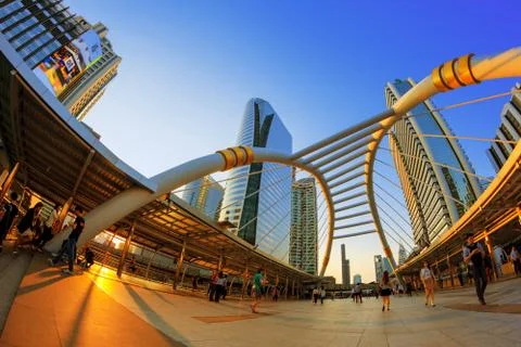 Sathorn bridge Stock Photos