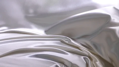 Satin bedding Stock Footage 98576692