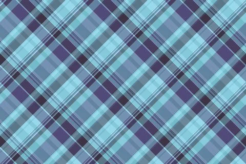 Satin fabric pattern textile, cool background vector seamless. Wear tartan .. Illustrazione stock