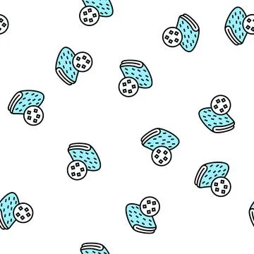 Satin fabric vector seamless pattern Illustrazione stock