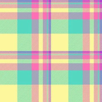 Satin pattern plaid textile, spanish fabric seamless check. Messy texture v.. Stock Illustration