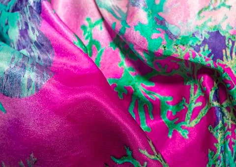 Satin texture of colored fabric, for backgrounds Stock Photos