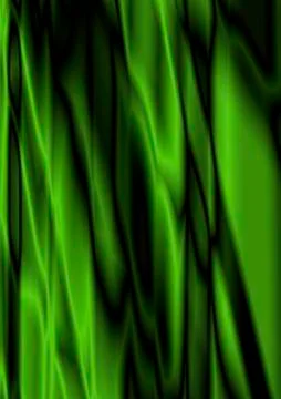 Satin wavy green gradient background Stock Illustration