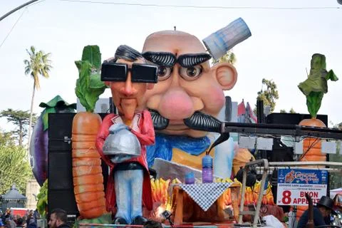 Satirical float Stock Photos