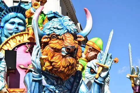 Satirical float Stock Photos