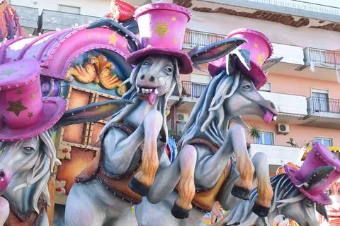 Satirical float Stock Photos