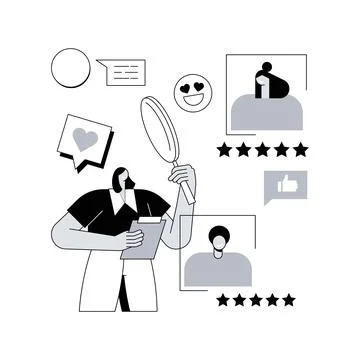 Satisfaction and loyalty abstract concept vector illustration. Stock Illustration