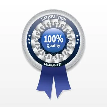 Satisfaction guarantee vector label. eps 10. Stock Illustration