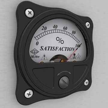 Satisfaction indicator Illustration