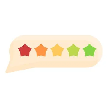Satisfaction level icon cartoon vector. Customer feedback Stock Illustration