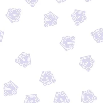 Satisfaction quality glyph seamless pattern イラスト素材