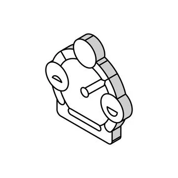 Satisfaction quality isometric icon vector illustration Ilustración de archivo