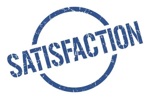 Satisfaction stamp Stock Illustration