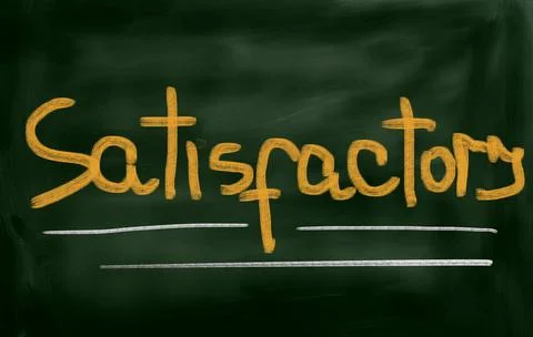 Satisfactory Concept Satisfactory Concept ,model released, Symbolfoto Copy... Stock Photos