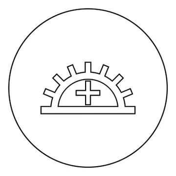 Satisfactory light fastness Designation on the wallpaper symbol icon in circl Stock Illustration