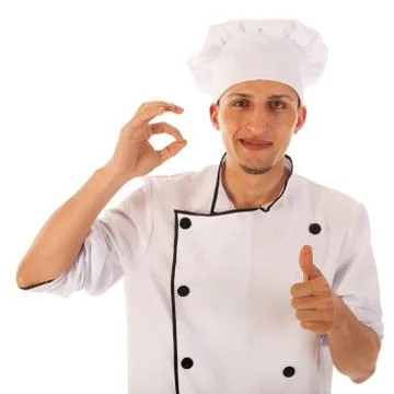 Satisfied cook Foto stock