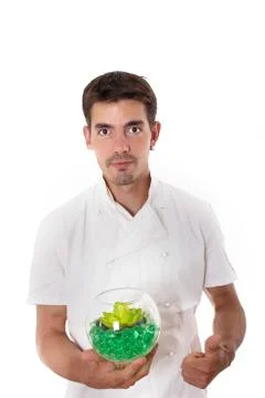 Satisfied cook Stock Photos