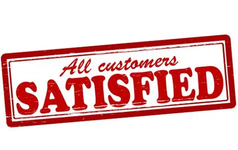 Satisfied Stock Illustration