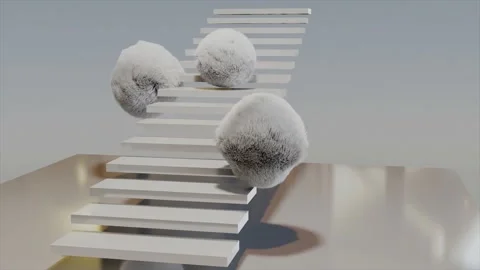 Satisfying Bouncing balls Video stock 132117145