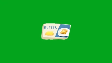 Satisfying Butter Animation Loop 4K Stock Footage 340463510