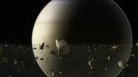 Satrun rings Video stock 533441