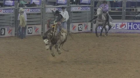 Sattleback Event at a Rodeo 1 Video stock 48211790