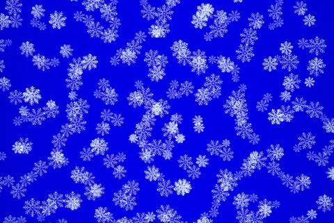 Saturated blue snowflake winter backdrop.New Year, Christmas Stock Illustration
