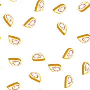 Saturated fat isometric icon seamless pattern Stock Illustration