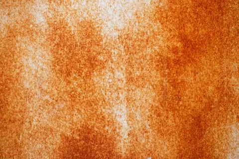 Saturated orange background, red, rusty metal texture Stock Photos