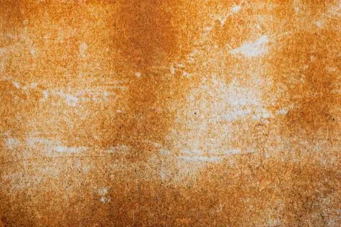 Saturated orange background, red, rusty metal texture, grunge Metal sheet bac Stock Photos