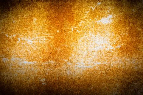 Saturated orange background, red, rusty metal texture Stock Photos