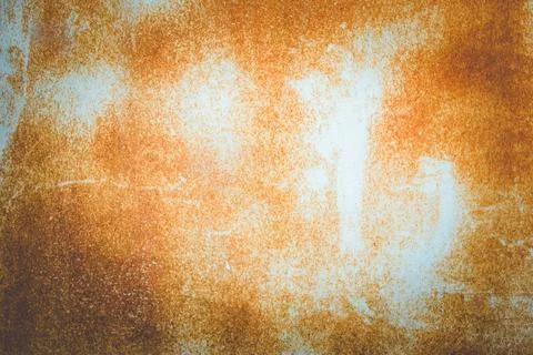 Saturated orange background, red, rusty metal texture, grunge Metal sheet bac Stock Photos