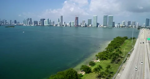 Saturday on Biscayne Bay Stock Footage 155423471