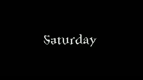 Saturday Stock Footage 11133925