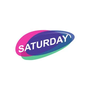 Saturday icon Stock Illustration