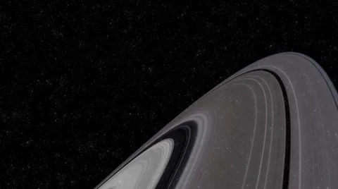 Saturn and moon pan 스톡 동영상 7361277