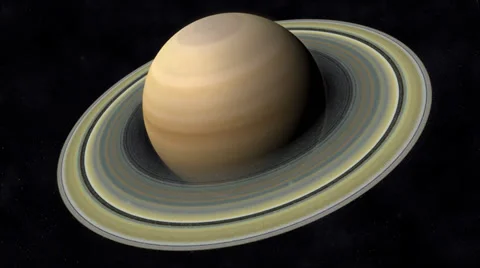 Saturn animation Stock Footage 30761387