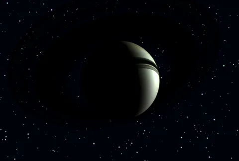 Saturn Flyby Video stock 83265