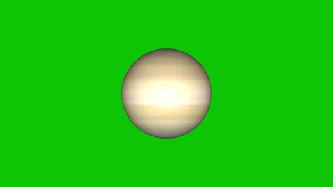 Saturn icon animated video Stock Footage 294403650