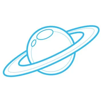 Saturn Icon Stock Illustration