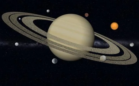 Saturn Stock Illustration