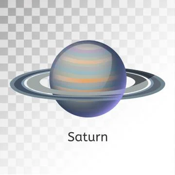 Saturn planet 3d vector illustration Stock Illustration