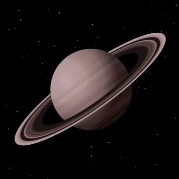 Saturn Planet Stock Illustration