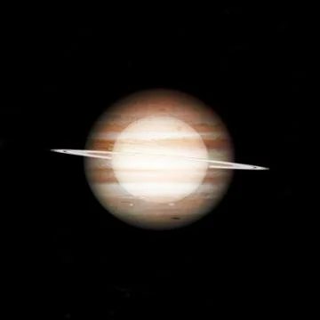 Saturn - planet of the Solar system. Elements of this image furnished by NASA 스톡 일러스트