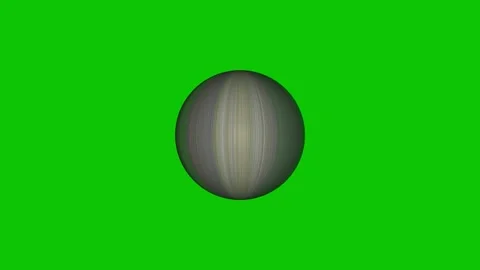 Saturn ring alpha icon animated video Stock Footage 294403651
