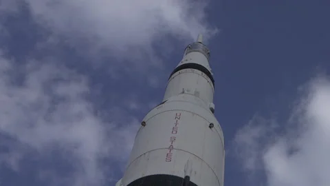 Saturne V The U.S. Space &amp; Rocket Center, Alabama 库存影片 130431527