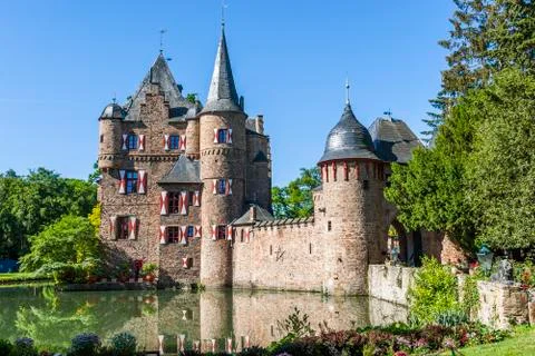 Satzvey castle in Germany Stock Photos