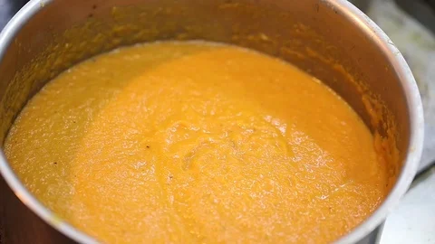 Sauce being cooked in a pan Stock Footage 72917983