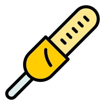 Sauce corndog icon vector flat 스톡 일러스트