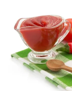 Sauce in cup Stock Photos